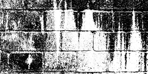 Grime smeared subway tile texture with grout for grunge overlay effect