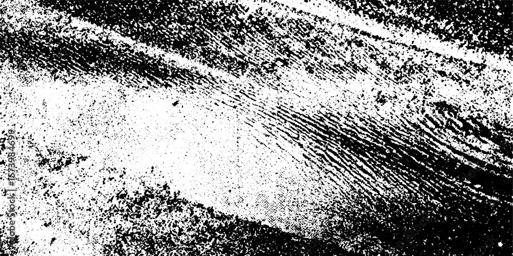 Poster abstract grunge halftone texture with uneven dot screen for creative design
