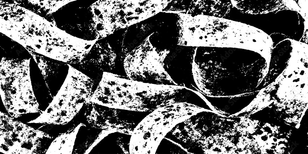 Aufkleber rustic wood shavings background with curly patterns for craft design