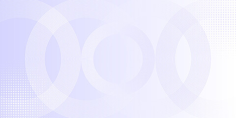 Gradient abstract background with white circle lines. Geometric line design. Minimalist line pattern. Modern futuristic concept.