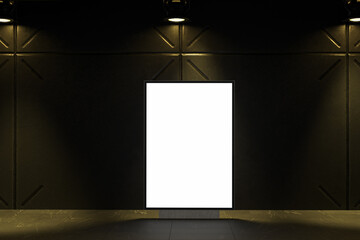 Digital Poster Blank Mockup