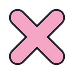 도형 라인 귀여운 기호 벡터 스마일