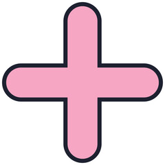 도형 라인 귀여운 기호 벡터 스마일