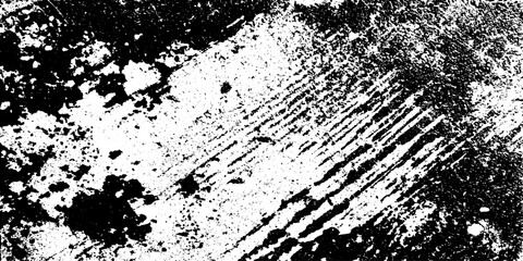 Abstract oil stain ring marks and drips on textured concrete surface for design overlay