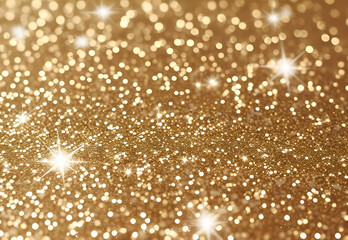 Golden glitter shining 