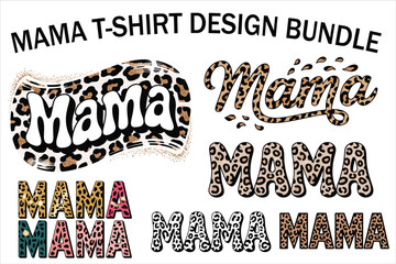 odern Mama T- Shirt Design Bundle | Printable Mom Quote SVG & PNG