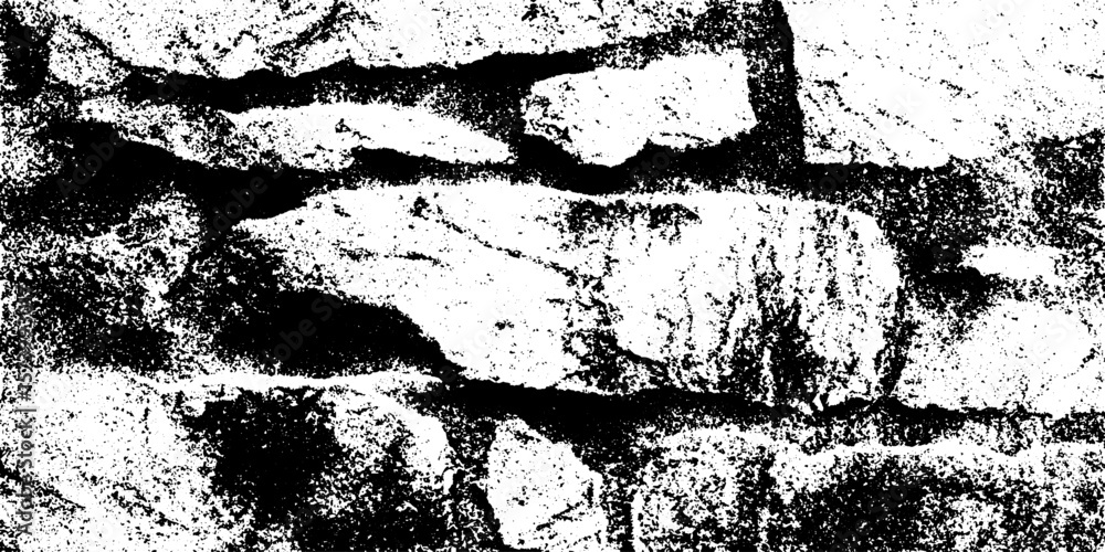 Poster rough stone mosaic texture with irregular fragment for distressed design and overlay effects