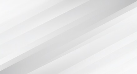 Obraz premium Abstract Diagonal White and Gray Gradient Stripes Background Texture