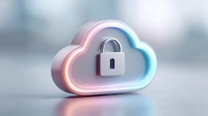 Data on cloud for commercial use, symbolizing business digital transformation, data security, and advanced cloud technology.