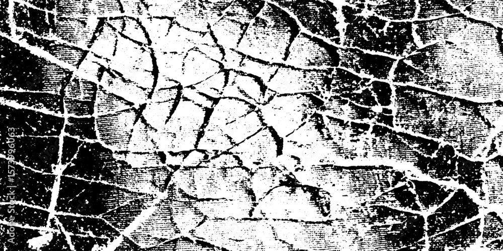 Poster shattered glass fragment pattern with sharp edges for design overlay and grunge effect