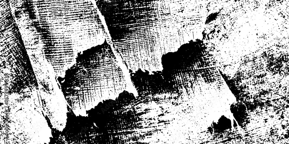 Poster jagged torn masking tape overlay with rough grunge texture for design projects