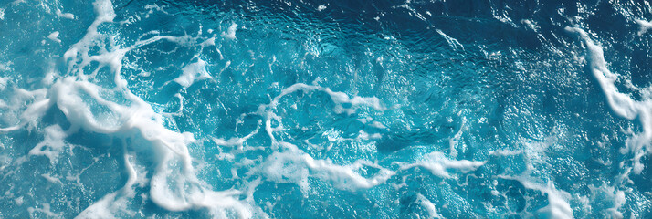 sea ocean pool water abstract background banner texture pattern top view, concept of natural spa beauty humidity liquid in skin care hyaluronic acid luxury cosmetic product display