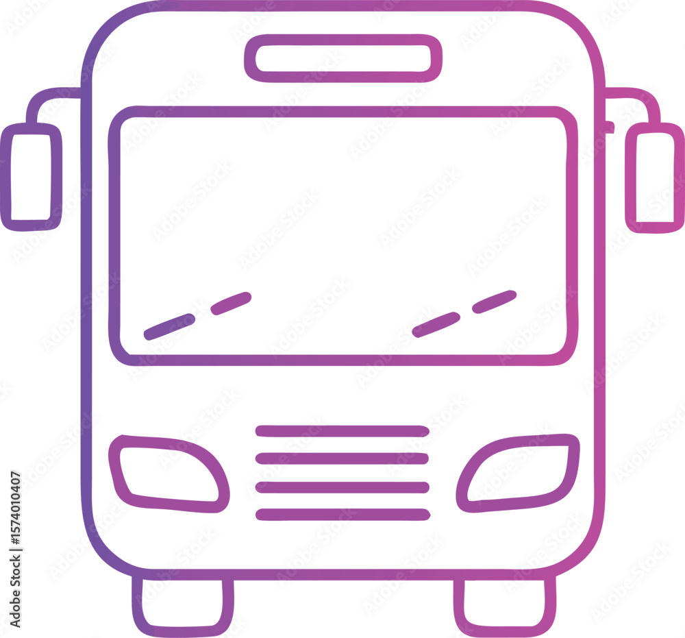 Poster clean line art illustration showcasing a front facing subject with vibrant cmyk and grayscale color 