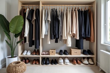 From Chaos to Minimalism: A Visual Journey of Wardrobe Transformation, Documenting the Art of Donation, Decluttering, and Organization.