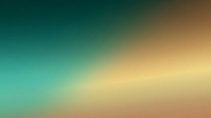 Teal and Gold Gradient: Smooth Color Blend Background