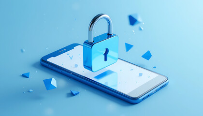 Data Security Concept Icons Representing Cybersecurity, Digital Protection, and Information Privacy