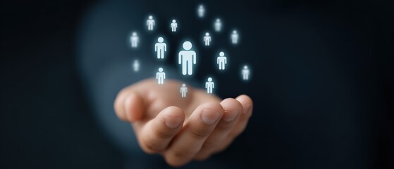 Empowering communities human connection through digital platforms virtual space graphic design close-up social impact