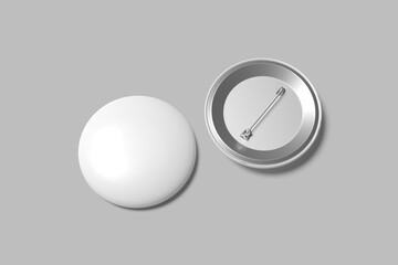 realistic pin blank mockup template
