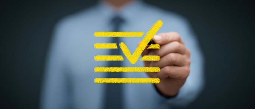 Business strategy review office environment digital content professional setting close-up decision making