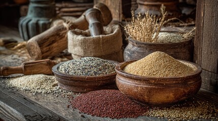 Healthy grains and sustainable farming