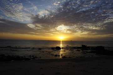 Obraz premium sunset on the sea