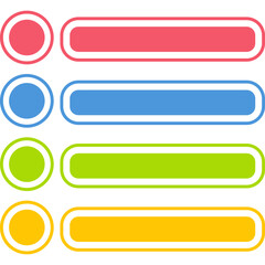 Obraz premium Infographic List Element