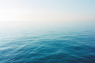 Obraz premium Endless Ocean Horizon Serene Tranquility Blue Water Escape