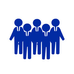 Fototapeta premium Business Team Icon / ビジネスチーム・社員集合アイコン 