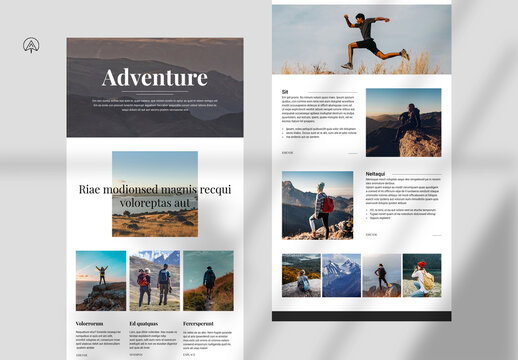 Adventure News Letter Template