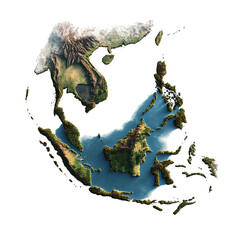 southeast asia map