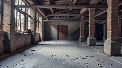 Abandoned Industrial Space with Rustic Charm