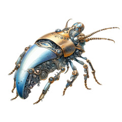 beetle isolated on white background