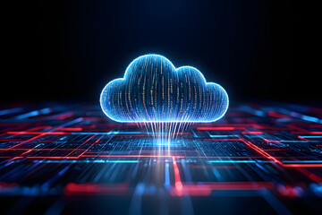 Digital computer brain: human mind and technology converge in an intelligent medical X-ray concept with binary code