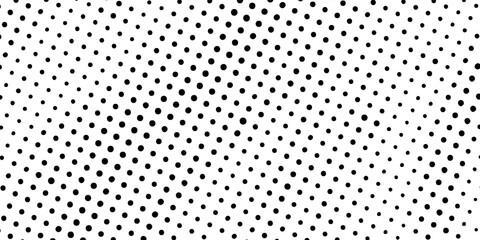 Vector panorama drafting paper. Graphic regular dots grid background.