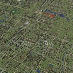 Fototapeta premium 3D illustration of city and urban in Beijing China