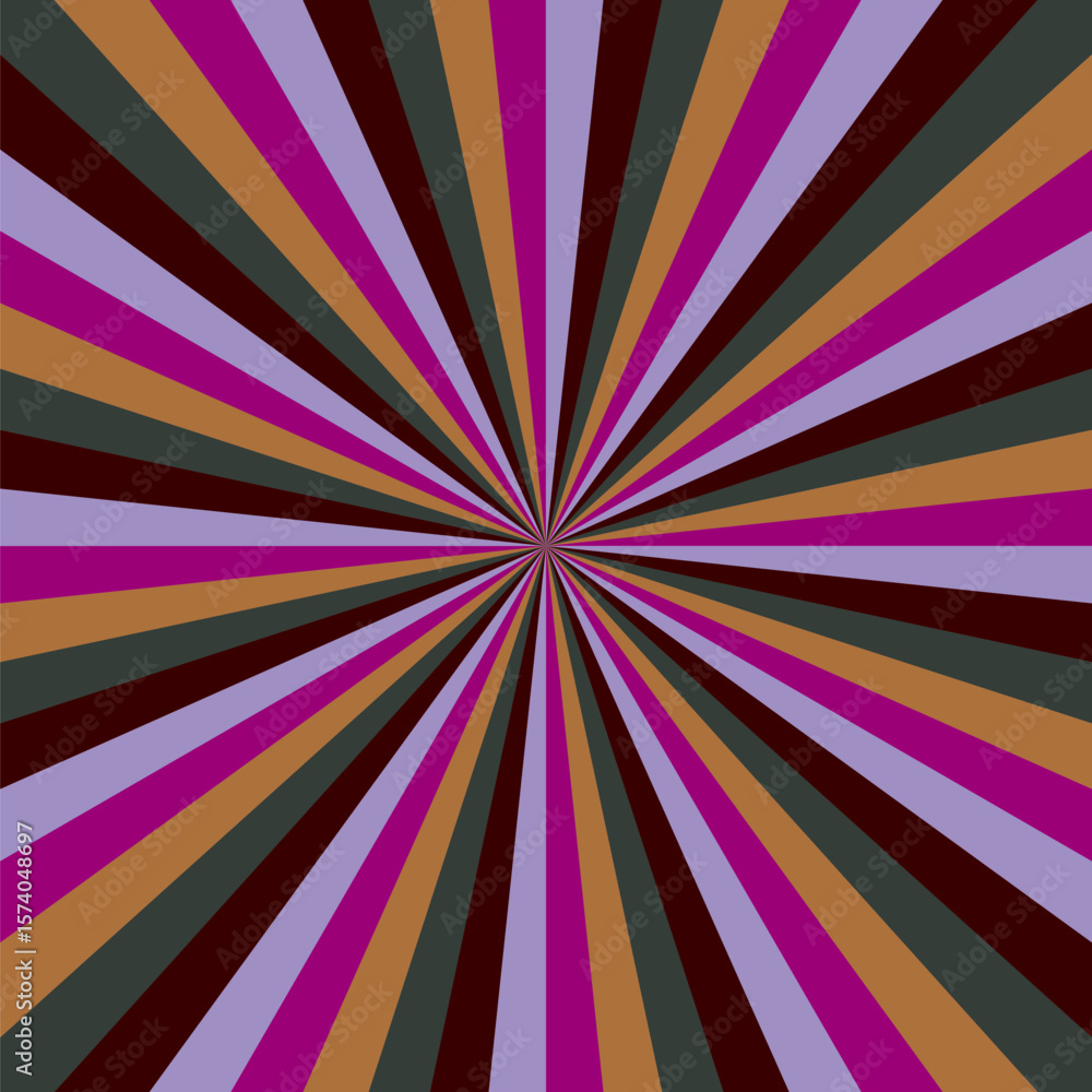 Poster geometrical colorful star burst background design - abstract multicolored vector illustration