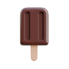 Brown Chocolate Candy 3D icon Illustration