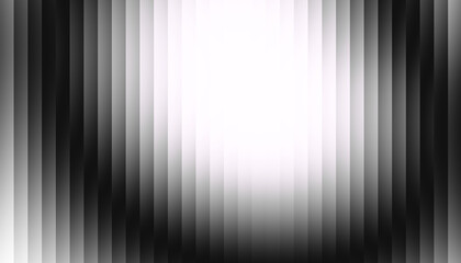 Fractal Glass Gradient Texture. Reed vertical lines patterned glass, overlay with transparent background. Universal monochrome black background stylish gradient