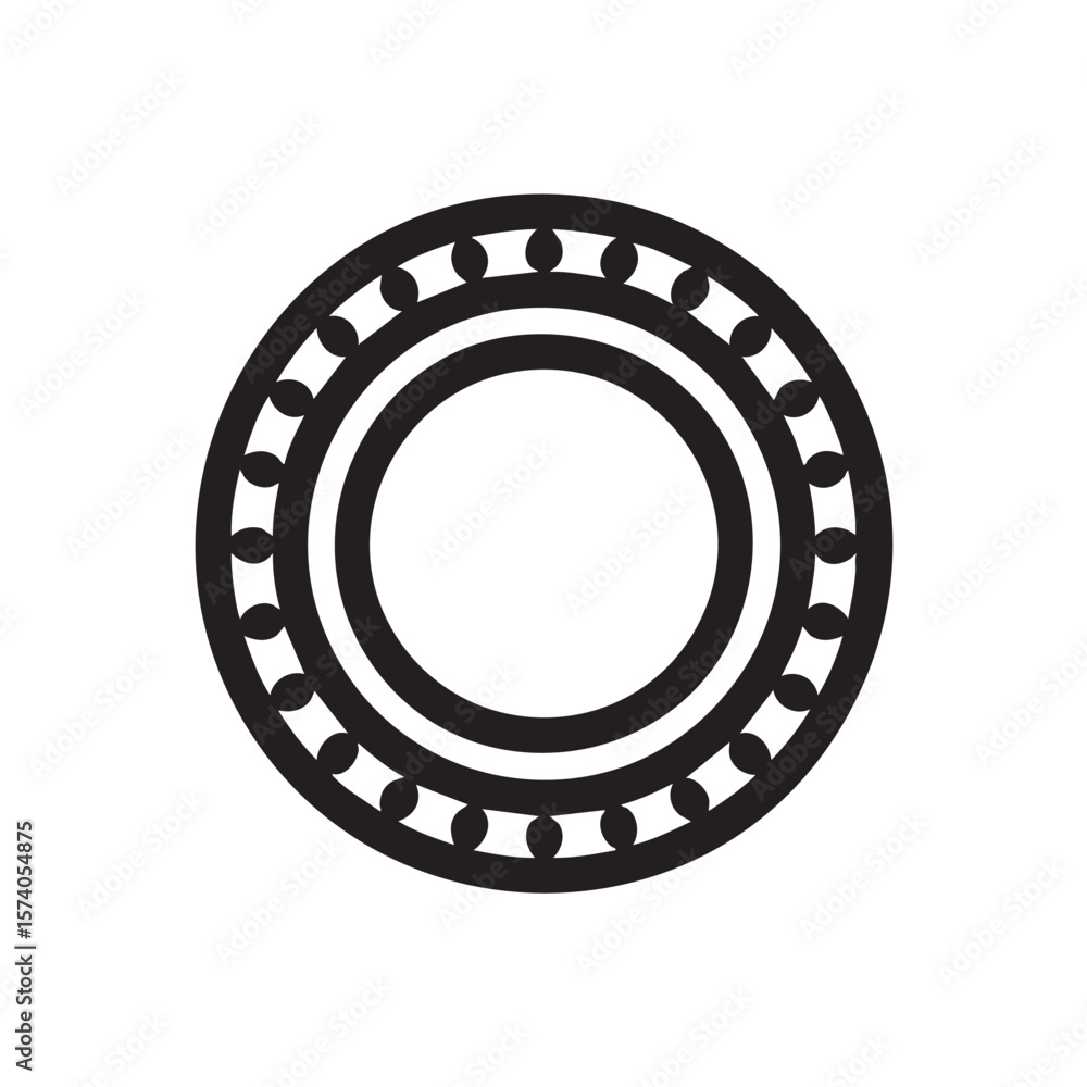 Poster decorative circular pattern design for modern art projects