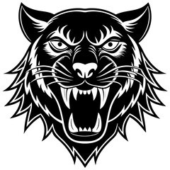 tiger head vector