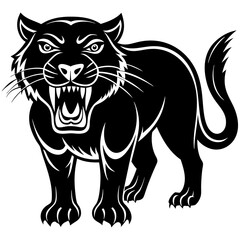 black panther cartoon