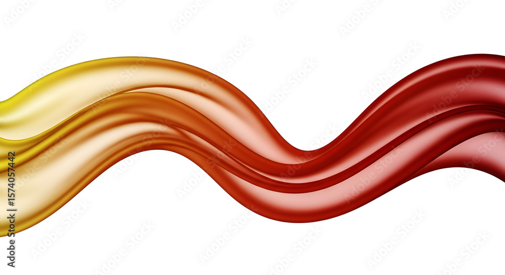 Poster abstract waves flow seamlessly, creating a transparent background design.