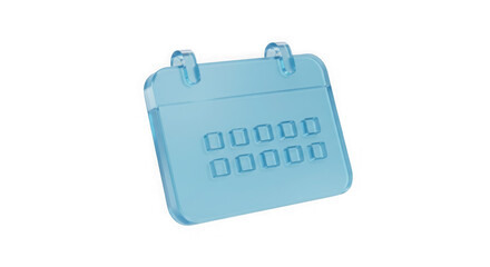 Digital Calendar Icon: A minimalist digital calendar icon stands out with its sleek design, perfectly representing concepts of scheduling, planning, and time management. 