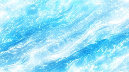 Mesmerizing abstract blue and white ocean waves background texture