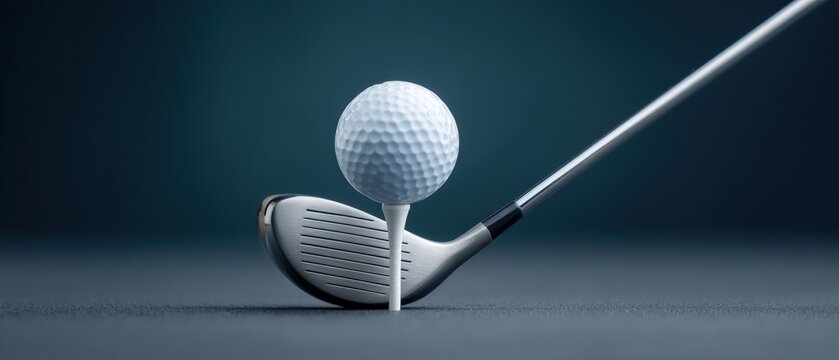 Golf swing practice indoor studio image minimalist environment close-up view focus on technique