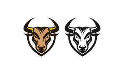 Bull Heads (Sharp Horn Style)
