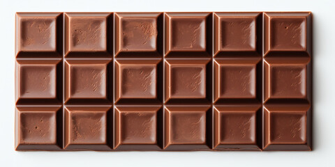 Dark Chocolate Bar Top View.