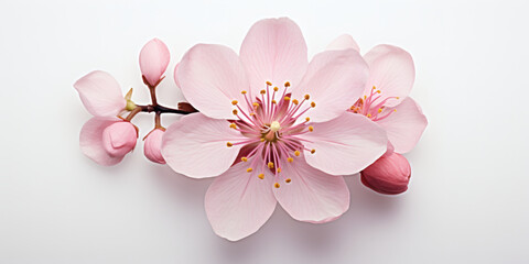 Delicate Pink Blossoms with Spring Floral.