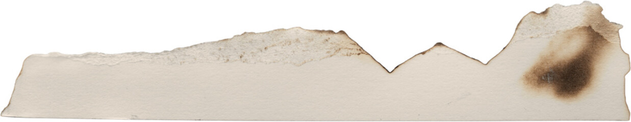 Brown And Beige Burnt Textured Paper Piece