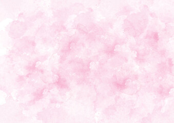 Fototapeta premium Pink Watercolor Texture Background Design - Artistic Artwork, A whisper of Pink, A Delicate and Dreamy Backdrop, Pastel Artwork, Abstract Canvas, Decorative Design of Header Background, Wallpaper